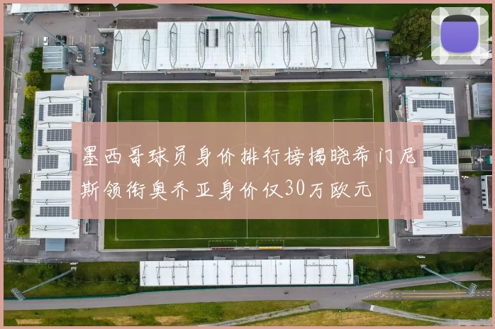 墨西哥球员身价排行榜揭晓希门尼斯领衔奥乔亚身价仅30万欧元